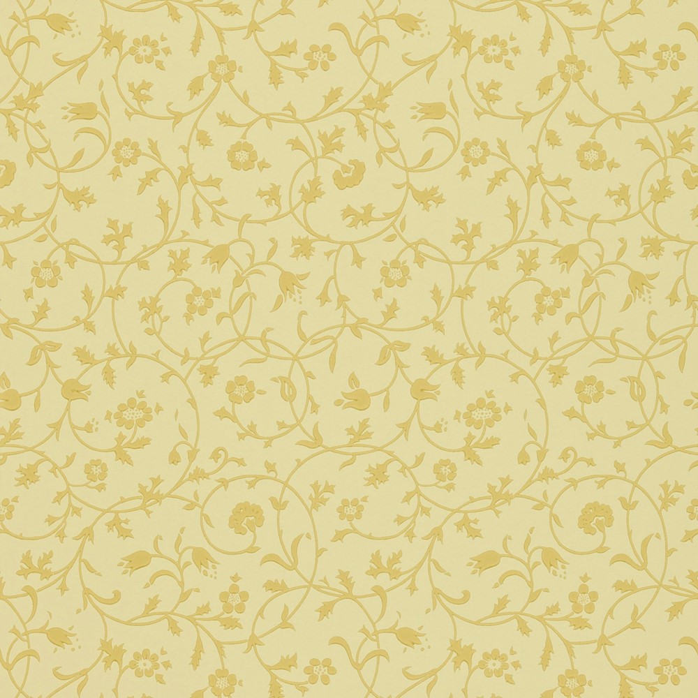 Medway Wallpaper 110 by Morris & Co in Gold Yellow